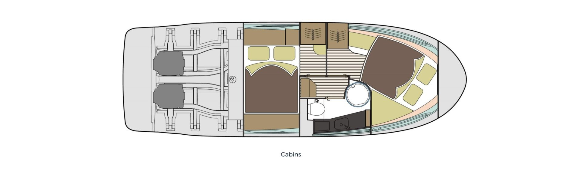 Marex330Scandinavia_layout_cabins Baltic Boat